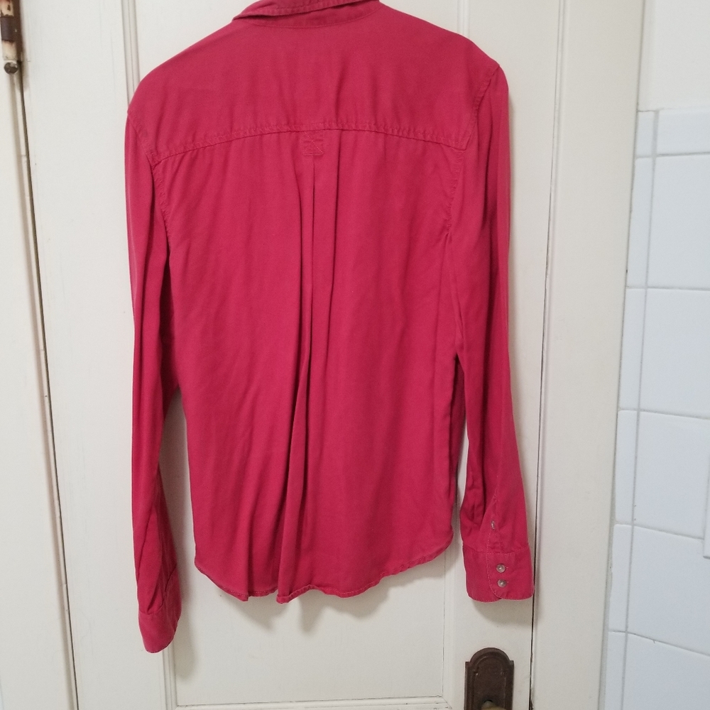 Red Button Shirt - Picture 2 of 2